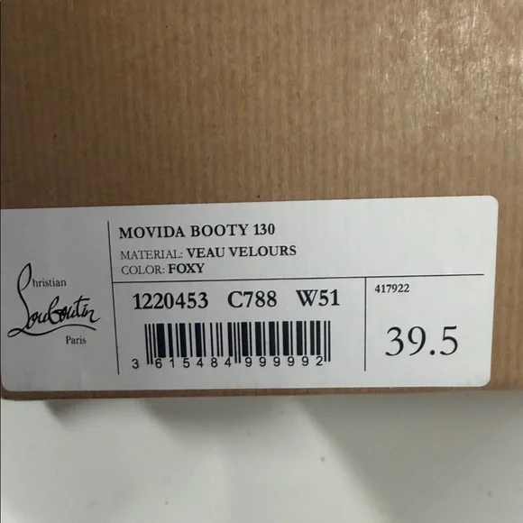 Christian Louboutin Movida Brown Suede Platform Ankle Boot with Red Sole 39,5 - Picture 7 of 8